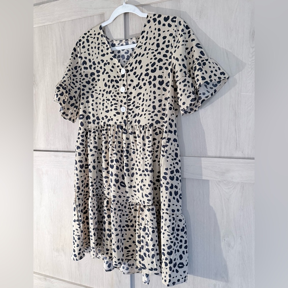 Charming Leopard Print Dress